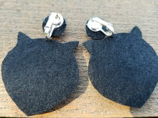 Clip On Tiger Seed Beaded Earrings Clipon Post New Designs Bengals