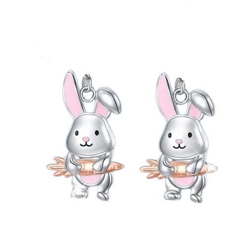 Clip On Rabbit Bunny Earrings Clipon Hook Designs Small Easter Carrot