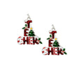 Clip On Teacher Christmas Earrings Clipon Hook Epoxy Designs School Theme