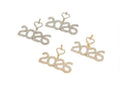 Clip On 2026 Earrings Graduation New Year Gold Pave Crystal Clipon Hook Designs