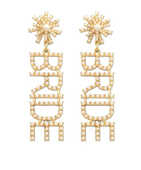 Bride Crystal Clipon Earrings Clip Post Designs Wedding Shower Pearl 3 Colors
