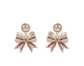 Baseball Clip On Earrings Pearl Sports Bow Clipon Post Designs