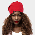 Solid Satin Lined Beanie Hat Cap One Size Spandex Various Colors